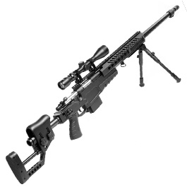 Well MB4418-2D Mk13 Custom Snipergewehr inkl. Zweibein / Zielfernrohr Springer 6mm BB schwarz Bild 3