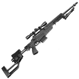 Well MB4418-2D Mk13 Custom Snipergewehr inkl. Zweibein / Zielfernrohr Springer 6mm BB schwarz Bild 4