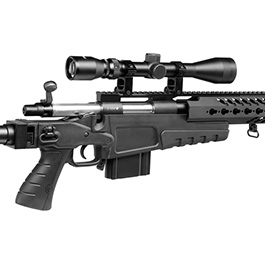 Well MB4418-2D Mk13 Custom Snipergewehr inkl. Zweibein / Zielfernrohr Springer 6mm BB schwarz Bild 8