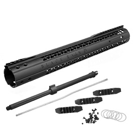 King Arms M4 / M16 Black Rain Ordnance Mod Rail Handguard 15 Zoll inkl. Fluted Lauf schwarz