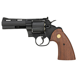 King Arms .357 Python 4 Zoll Revolver Vollmetall Gas 6mm BB schwarz Bild 1 xxx: