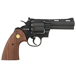 King Arms .357 Python 4 Zoll Revolver Vollmetall Gas 6mm BB schwarz Bild 2