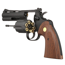 King Arms .357 Python 4 Zoll Revolver Vollmetall Gas 6mm BB schwarz Bild 4