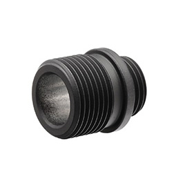 AiRReX Aluminium Schalldmpferadapter f. Pistolen 11mm+ auf 14mm- schwarz