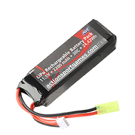 ASG LiPo Akku 11,1V 2200mAh 30C Big Small-Type m. Mini-Tam Anschluss