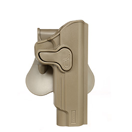 Amomax Tactical Holster Polymer Paddle fr M1911 Pistolen Rechts Flat Dark Earth