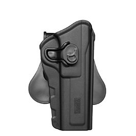 Amomax Tactical Holster Polymer Paddle fr Browning Hi-Power Rechts schwarz