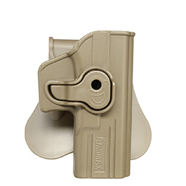 Amomax Tactical Holster Polymer Paddle fr Airsoft G-Modelle Rechts Flat Dark Earth