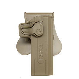 Amomax Tactical Holster Polymer Paddle fr STI Hi-Capa 2011 Rechts Flat Dark Earth