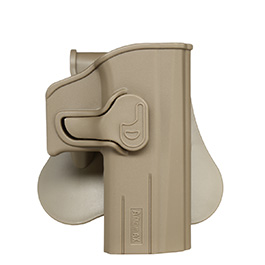 Amomax Tactical Holster Polymer Paddle fr CZ P-07 / CZ P-09 Rechts Flat Dark Earth