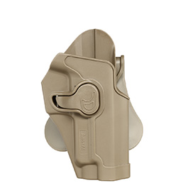 Amomax Tactical Holster Polymer Paddle für Sig Sauer P220 Serie Rechts Flat Dark Earth