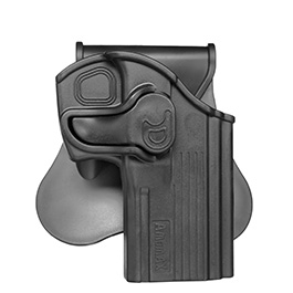 Amomax Tactical Holster Polymer Paddle fr CZ 75D Compact / Taurus 24/7 Rechts schwarz