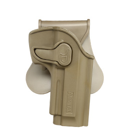 Amomax Tactical Holster Polymer Paddle fr Beretta 92 / 92F / M9 Rechts Flat Dark Earth