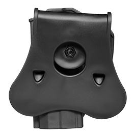 Amomax Tactical Holster Polymer Paddle für H&K USP Serie / G&G GTP-9 Rechts schwarz Bild 5