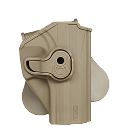 Amomax Tactical Holster Polymer Paddle für H&K USP Serie / G&G GTP-9 Rechts Flat Dark Earth