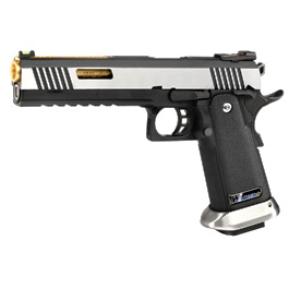 Wei-ETech Hi-Capa 6 WET Force Type-A Vollmetall GBB 6mm BB silber / gold