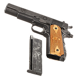 Kleinbild 6 Cybergun / AWC Auto-Ordnance 1911 Victory Girls Vollmetall GBB 6mm BB Vintage-Black