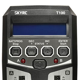 SKYRC T100 AC Dual Balance Ladegerät LiPo 2-4s 5A 50W SK100162 Bild 4