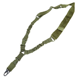 Amomax 1-Punkt Tragegurt Dual Bungee Universal HD Tactical gepolstert oliv