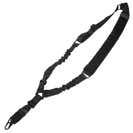 Amomax 1-Punkt Dual Bungee Universal HD Tactical Tragegurt gepolstert schwarz