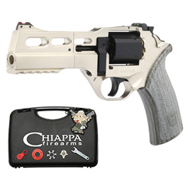 BO Manufacture Chiappa Charging Rhino 50DS Revolver Vollmetall CO2 6mm BB silber - Limited Edition