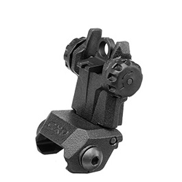 ICS CFS Polymer Flip-Up Rear Sight f. 21mm Schienen schwarz