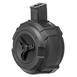 G&G PRK9 Manuel-Winding Trommelmagazin Hi-Cap 1730 Schuss schwarz