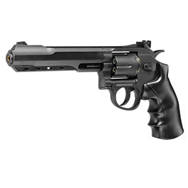 Well AS357 Magnum Revolver 6 Zoll Vollmetall CO2 6mm BB schwarz