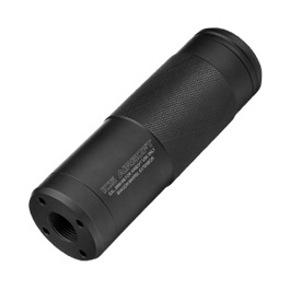 ICS BLE Shadow Aluminium Extension Silencer 112mm 14mm- / 14mm+ schwarz