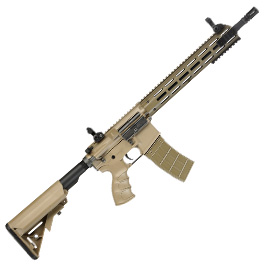 Tippmann M4 Recon Carbine 14.5 Zoll M-LOK Polymer S-AEG 6mm BB Tan Bild 2