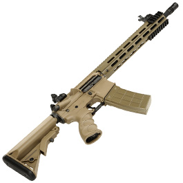 Tippmann M4 Recon Carbine 14.5 Zoll M-LOK Polymer S-AEG 6mm BB Tan Bild 4