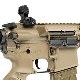 Tippmann M4 Recon Carbine 14.5 Zoll M-LOK Polymer S-AEG 6mm BB Tan Bild 8