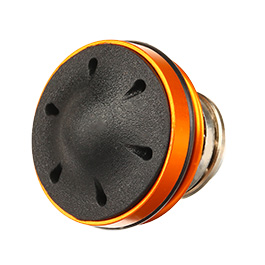 ICS Bore-Up Aluminium Silent Piston Head 6-Hole Design inkl. Kugellager orange