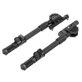 UTG M-Lok Recon Flex II Side-Mount Metall Zweibein - Gummife 186 - 246 mm schwarz