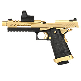 Kleinbild 2 Vorsk Airsoft Hi-Capa 5.1 Split-Slide mit HD5141 LPZ Vollmetall GBB 6mm BB gold / schwarz