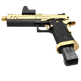 Kleinbild 5 Vorsk Airsoft Hi-Capa 5.1 Split-Slide mit HD5141 LPZ Vollmetall GBB 6mm BB gold / schwarz