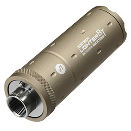 Acetech Lighter BT Aluminium Silencer Mini Tracer Unit / Chronograph inkl. LiPo Akku 11mm+ / 14mm- Tan Bild 1 xxx: