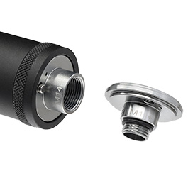 Acetech Lighter BT Aluminium Silencer Mini Tracer Unit / Chronograph inkl. LiPo Akku 11mm+ / 14mm- schwarz Bild 8