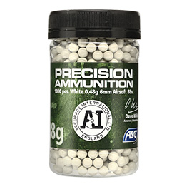 ASG / Accuracy International Precision Ammunition BBs 0.48g 1.000er Container grau