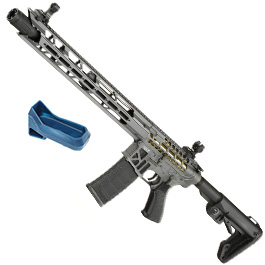 King Arms M4 TWS M-LOK V2 Rifle Elite Vollmetall S-AEG 6mm BB Gunmetal Grey - Limited Edition