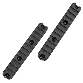 Ares M-Lok 21mm Polymer-Schienen Set 11 Slots / 129mm (2 Stück) schwarz