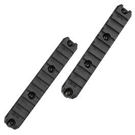 Ares M-Lok 21mm Polymer-Schienen Set 11 Slots / 129mm (2 Stck) schwarz