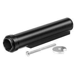 Big Dragon M4 Aluminium Stock-Tube mit 6 Positionen und Abdeckung schwarz