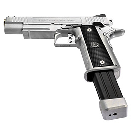 Kleinbild 5 EMG / Salient Arms Int. DS 2011 Hi-Capa 5.1 Vollmetall GBB 6mm BB silber