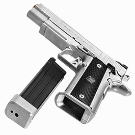 Kleinbild 6 EMG / Salient Arms Int. DS 2011 Hi-Capa 5.1 Vollmetall GBB 6mm BB silber