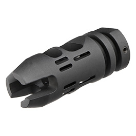 APS / EMG Falkor Defense VG6 Epsilon CNC Aluminium Muzzle Break schwarz 14mm-