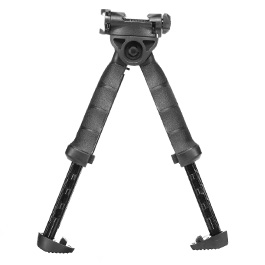 Max Tactical Heavy Duty Bipod Frontgriff mit integriertem Zweibein f. 20 - 22mm Schienen schwarz Bild 8