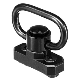 MET LOCK Aluminium QD Tragegurtadapter mit QD-se schwarz