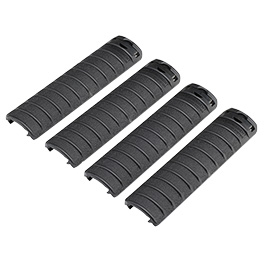 G&G Handguard Panel Style Rail Covers 156 mm 4er Set - schwarz