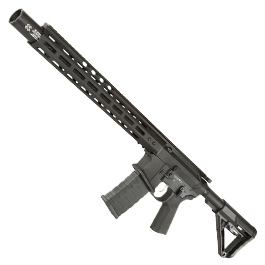 APS / EMG Noveske 13.5 Zoll Infidel Gen. 4 eSilver Edge SDU-MosFet 2.0 Vollmetall S-AEG 6mm BB schwarz